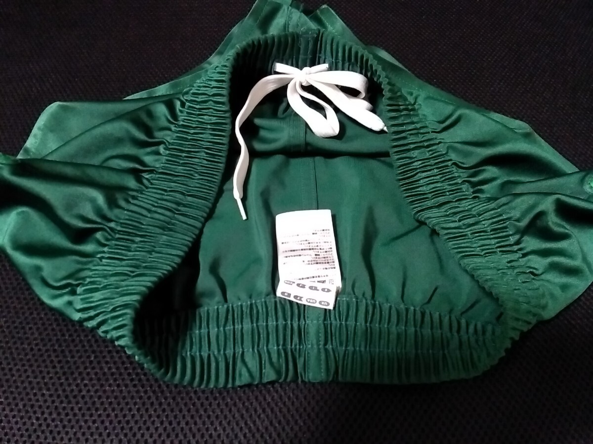 ベリーショートパンツ　光沢グリーン　メンズL　陸上　サッカー　短パン　ランパン_画像7