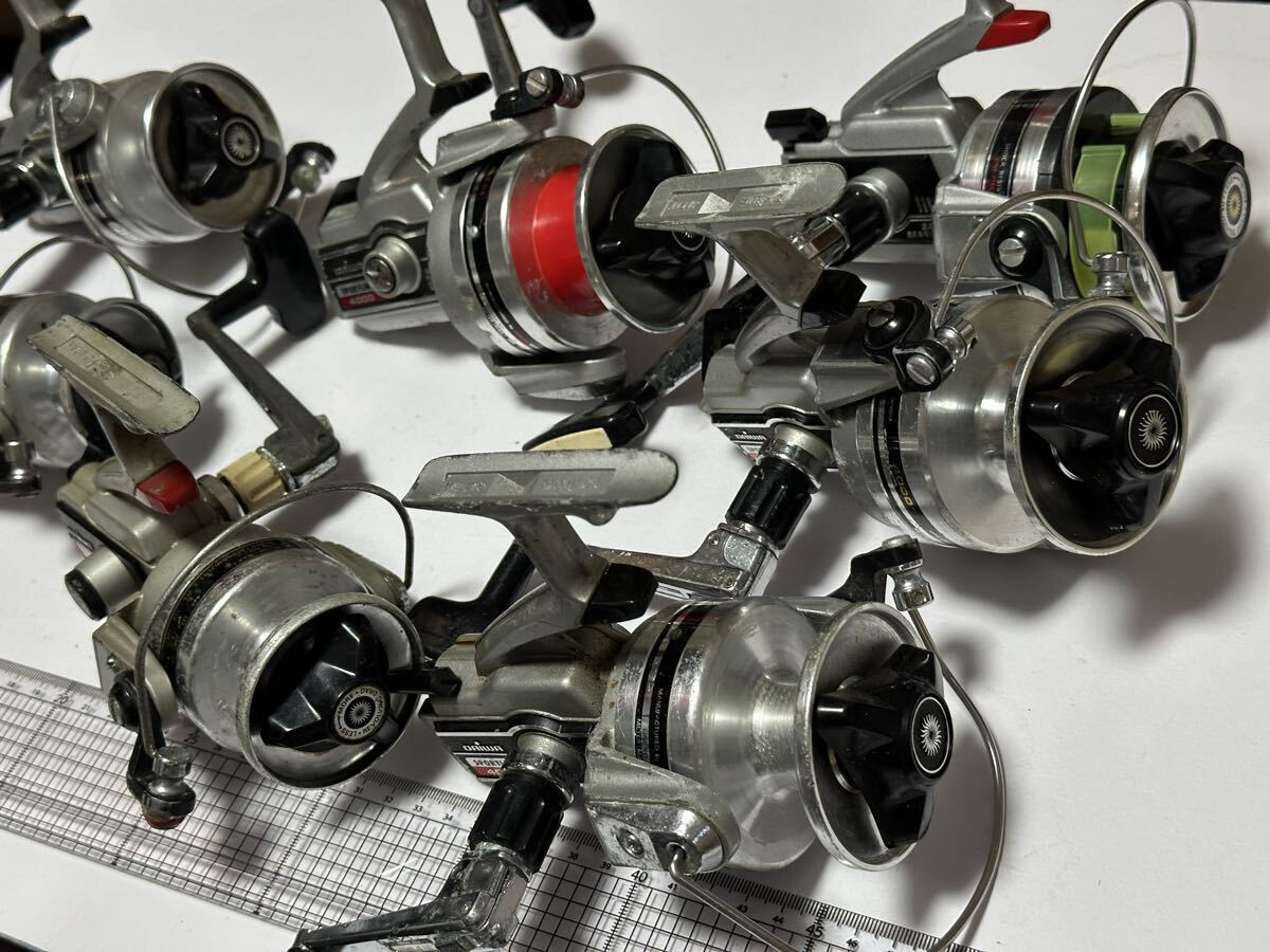 7点セット スポーツライン SPORTLINE ST 1000 2000 4000 5000 リール オールド レトロ ビンテージ ダイワ フィッシング スピニングリール_画像9
