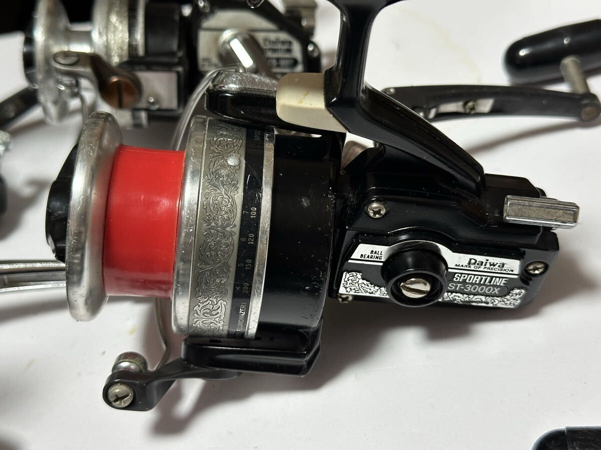 8点　ダイワ GS 900 スポーツライン ST 3000 X 3000 5000 900 1500 リール レトロ オールド ビンテージ ヴィンテージ スピニングリール_画像8