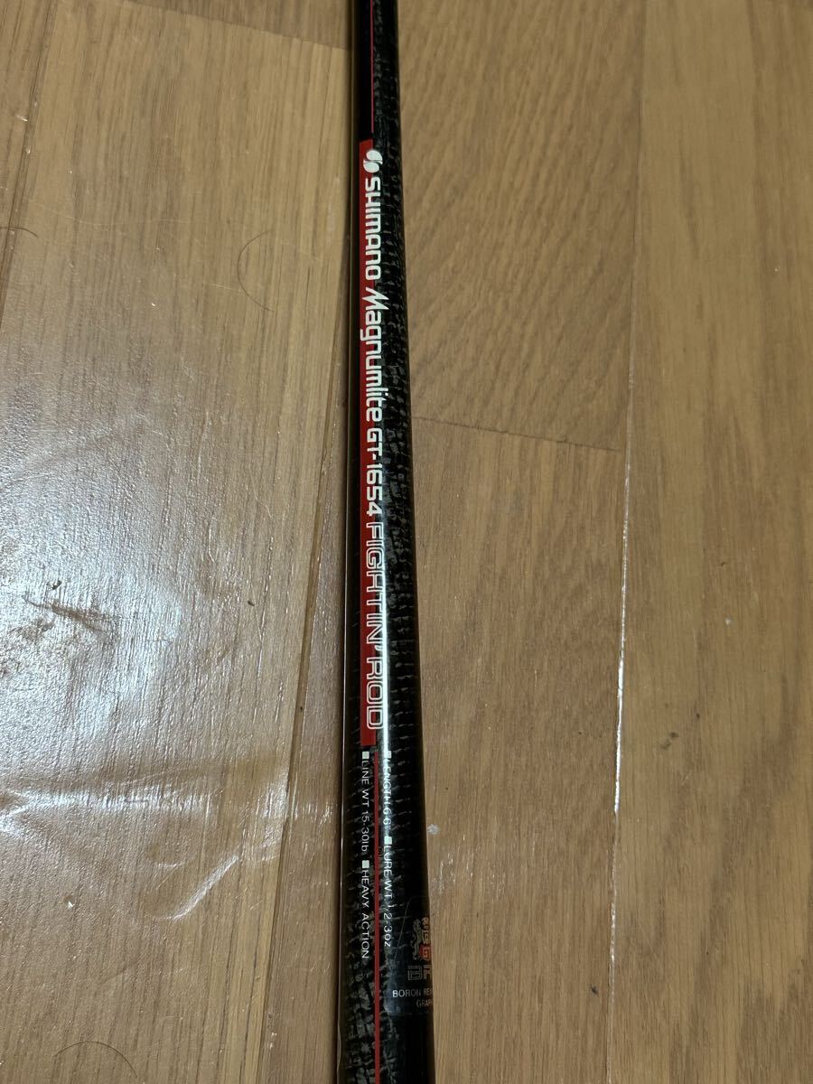 シマノ GT ファイティンロッド GT 1654 直感グリップ FIGHTIN' ROD オールド レトロ ヴィンテージ SHIMANO ベイトロッド magumite_画像7