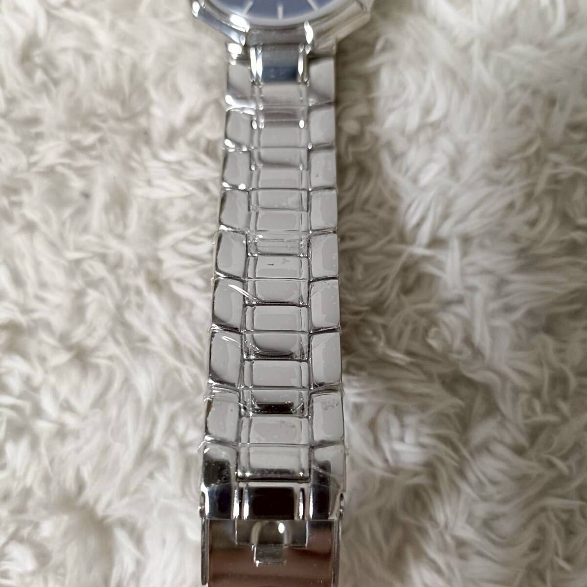 イヴ・ベルトラン Yves Bertelin クオーツ 腕時計 ステンレス ブルー文字盤 未使用【0344】_画像6