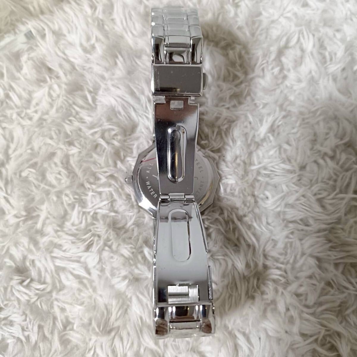 イヴ・ベルトラン Yves Bertelin クオーツ 腕時計 ステンレス ブルー文字盤 未使用【0344】_画像7