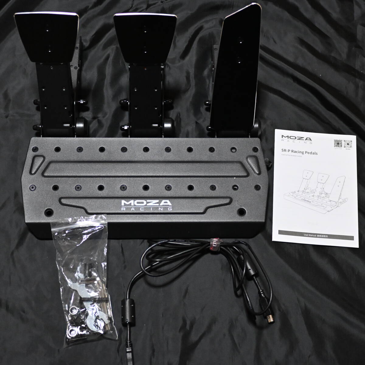 (中古品)MOZA SR-P ペダル・ブレーキ・クラッチ 3ペダルセット_画像1