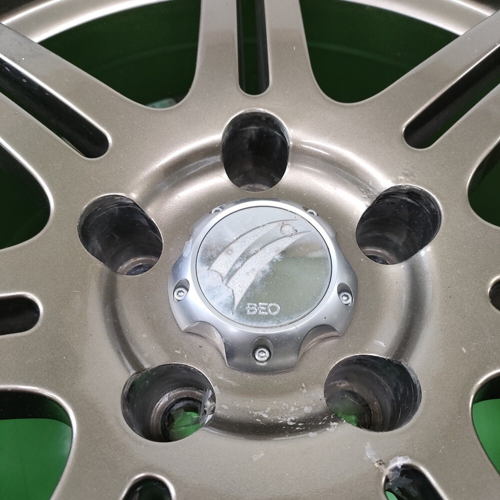 【送料無料】 即決 BEO 17×8.0J+30 PCD 5H×114.3 アルミホイール アルミ 社外 ホイール 5穴 ４本セット YH455_画像3