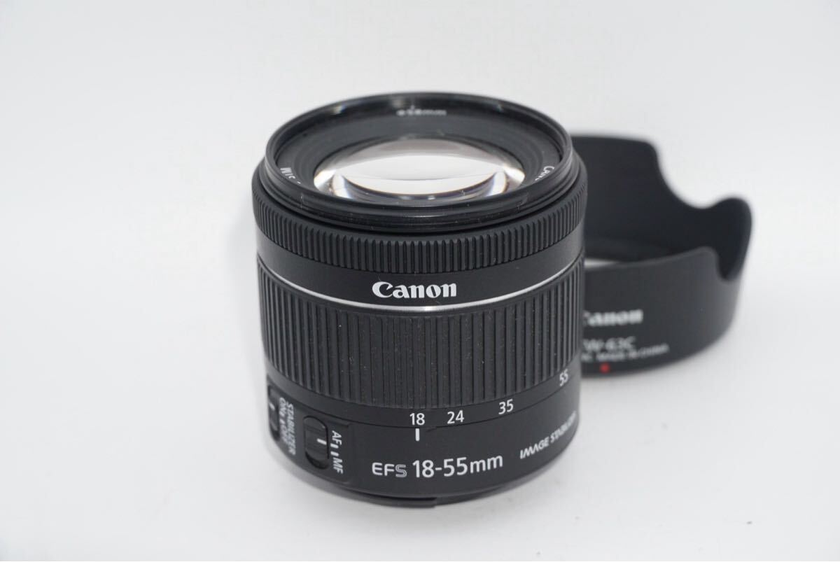 Canon キャノン EF-S 18-55mm f3.5-5.6 IS ズームレンズ_画像1