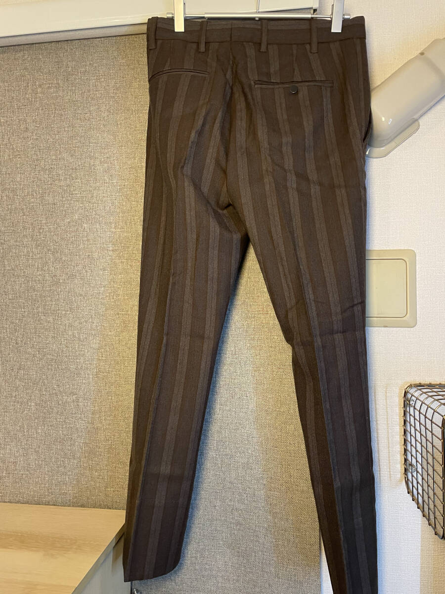 ANN demeulemeester メンズパンツ　XXS 備品　ブラウン　スラックス_画像3