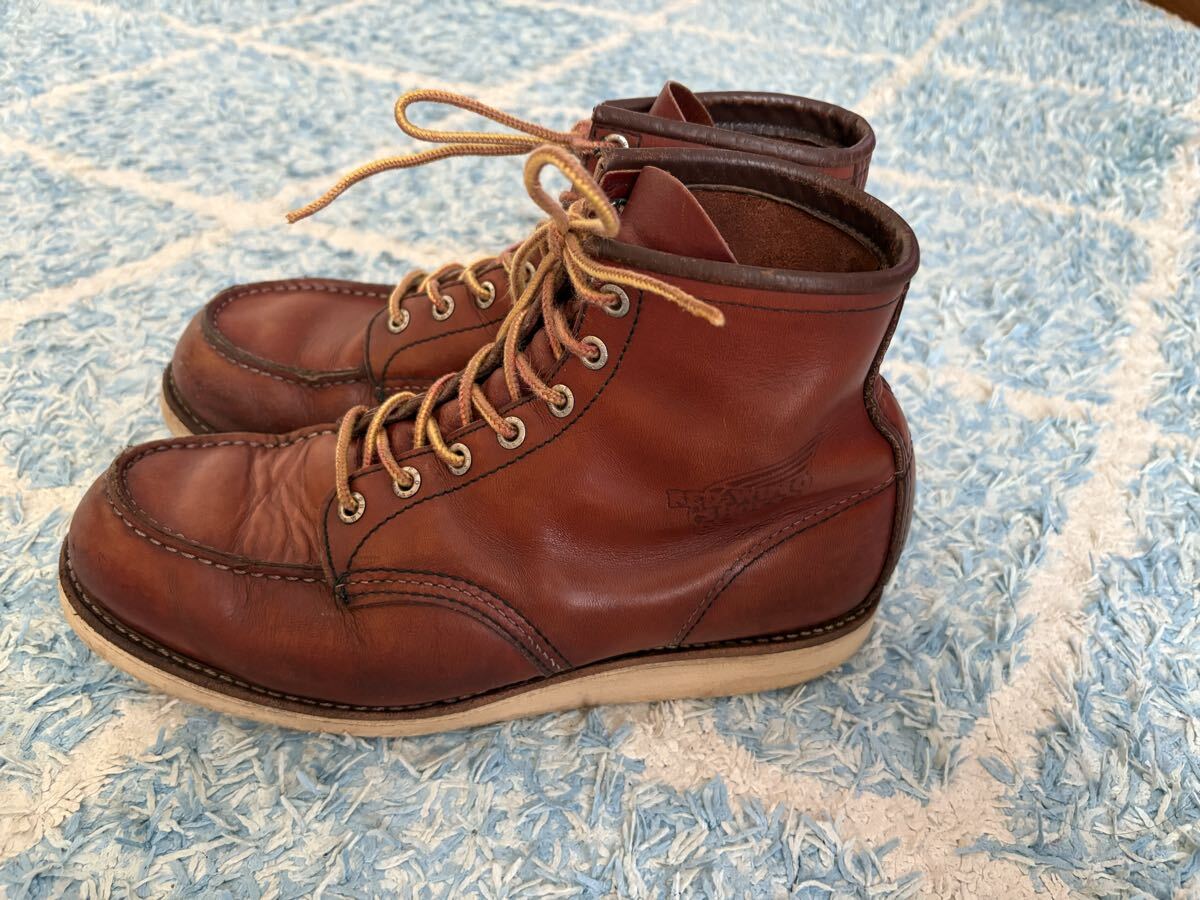 RED WING Red Wing 8875 81/2E красный чай Work ботинки 