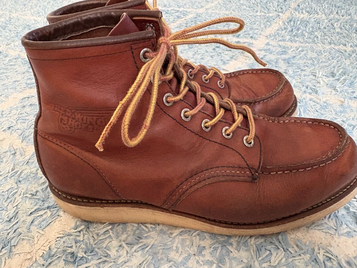 RED WING Red Wing 8875 81/2E красный чай Work ботинки 