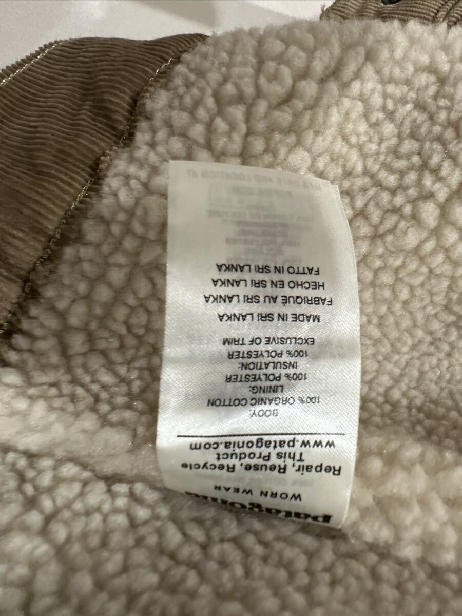 パタゴニア コーデュロイ ジャケット 裏ボア M コーデュロイジャケット ボア ブラウン patagonia パイルラインドトラッカー　sty26520fa19_画像6