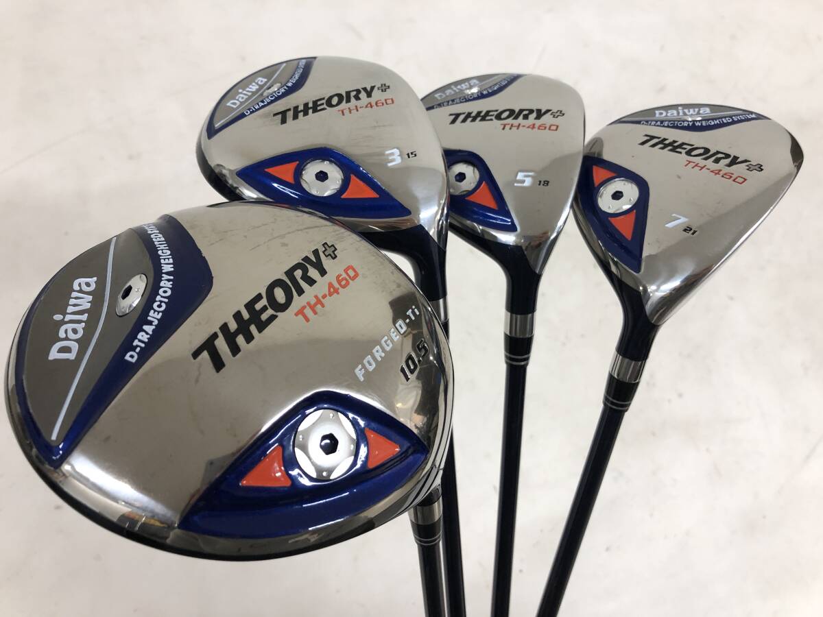 ★即決!★Daiwa/ダイワ★メンズ右打ち用ドライバー・フェアウェイウッド4本セット★1W/3W/5W/7W★THEORY+ TH-460★#71109MW_URA_H★_画像1