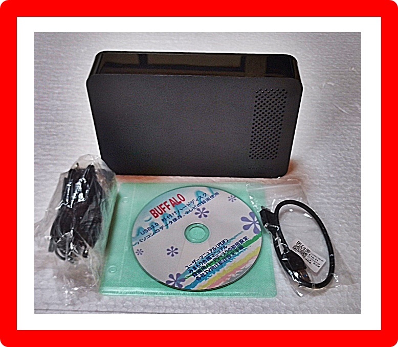 BUFFALO USB3.0 外付けハードディスク PC/テレビ録画 2TB ブラック HD-LC2.0U3-BKD_画像1