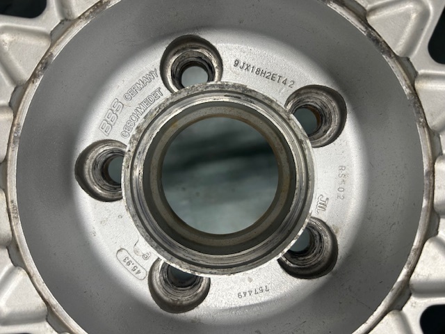  б/у *BBS RS 18 дюймовый 9J+42 5 дыра 1 шт. PCD114.3 колесо 