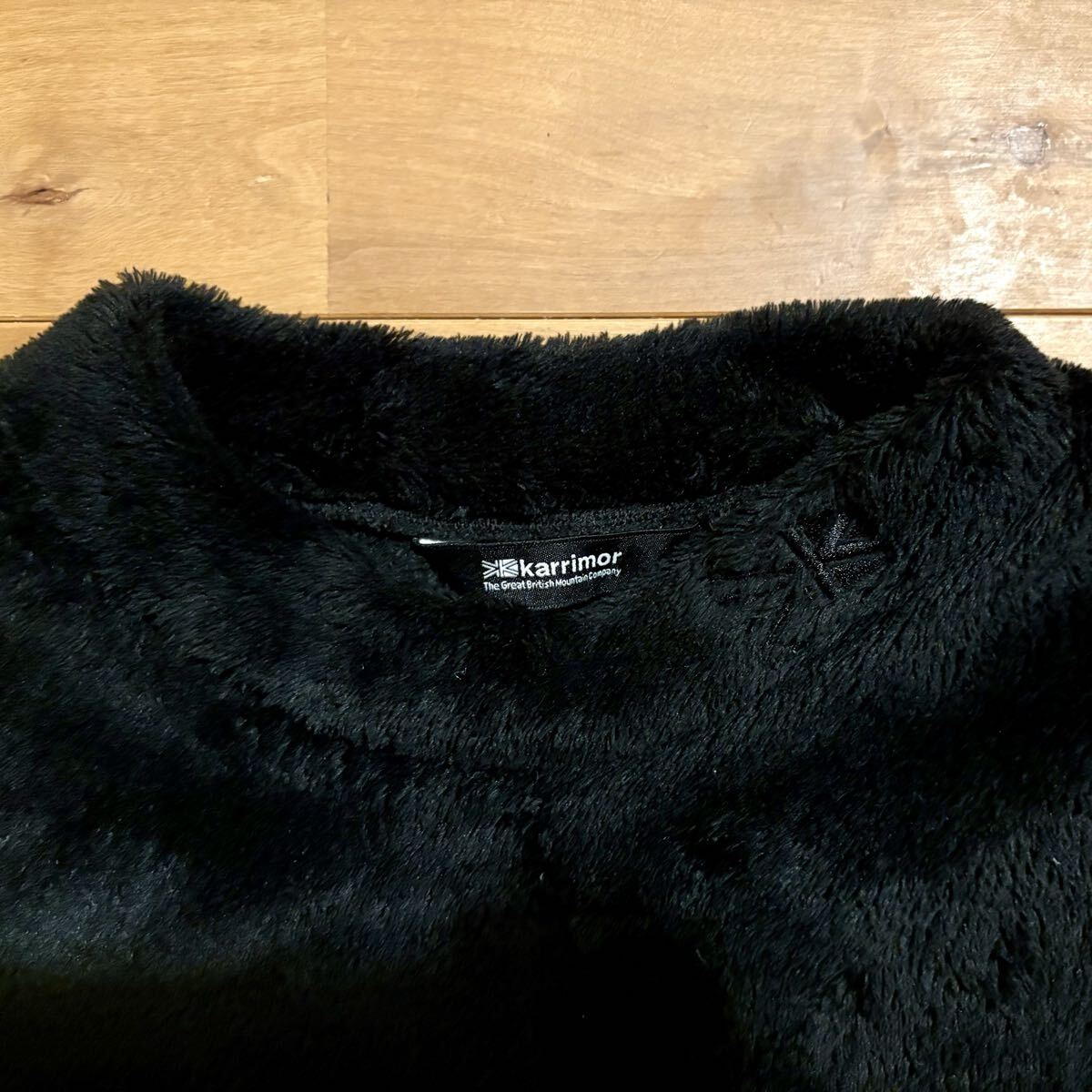 Karrimor カリマー POLARTEC ポーラテック aspire mock neck フリース 黒 ブラック_画像2
