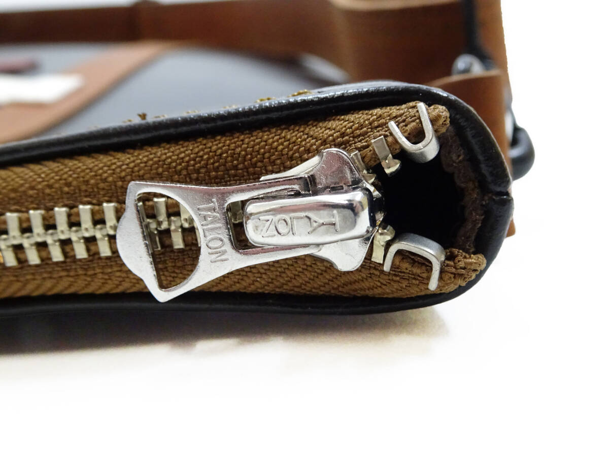 トイズマッコイ レザー ヘルメットバッグ TMA2521 スティーブ・マックイーン 大脱走モチーフ V.HILTS 本革 シールブラウン TOYS McCOY 新品_画像6