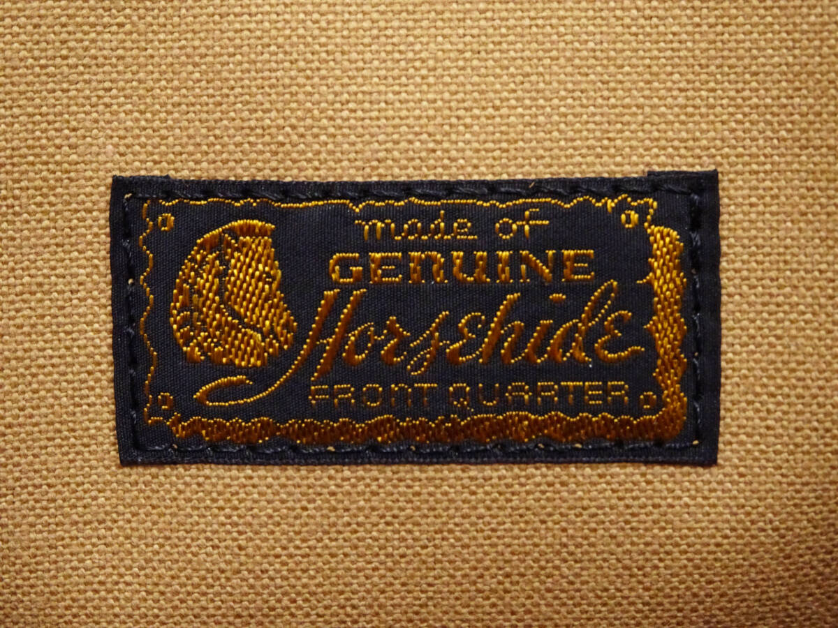 トイズマッコイ レザー ヘルメットバッグ TMA2521 スティーブ・マックイーン 大脱走モチーフ V.HILTS 本革 シールブラウン TOYS McCOY 新品_画像9