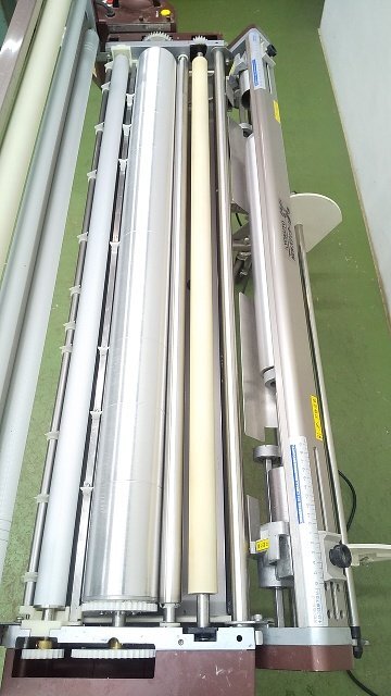 (良品/1円スタート！) KYOKUTO 極東産機 自動 壁紙糊付機 糊付け機 prime-USII プライム スリッター付き 内装業 動作良好 AT5070_画像5