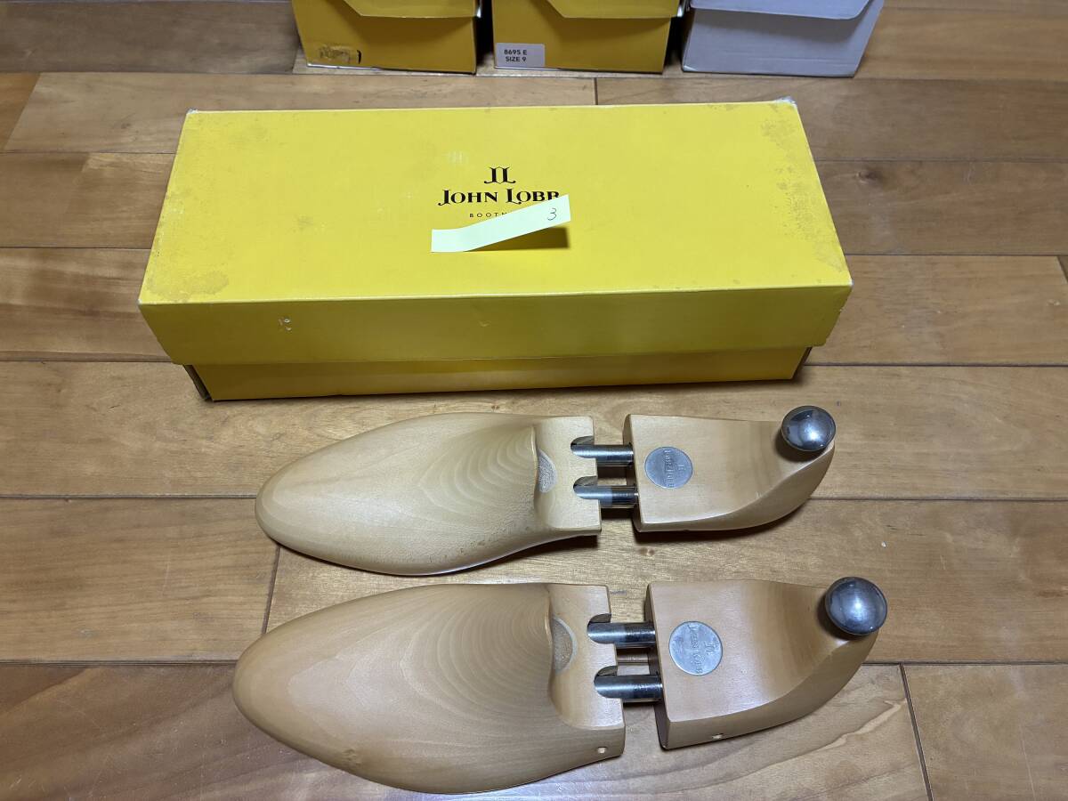337 ジョンロブ John Lobb シューツリー シューキーパー ③ 9E 未使用・箱付き_画像1