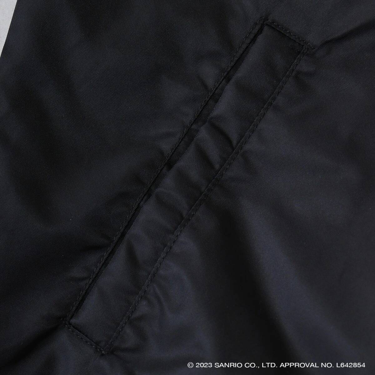 ハローキティ MA-1 LLサイズ ブラック 刺繍ワッペン HELLO KITTY サンリオ sanrio 新品_画像4