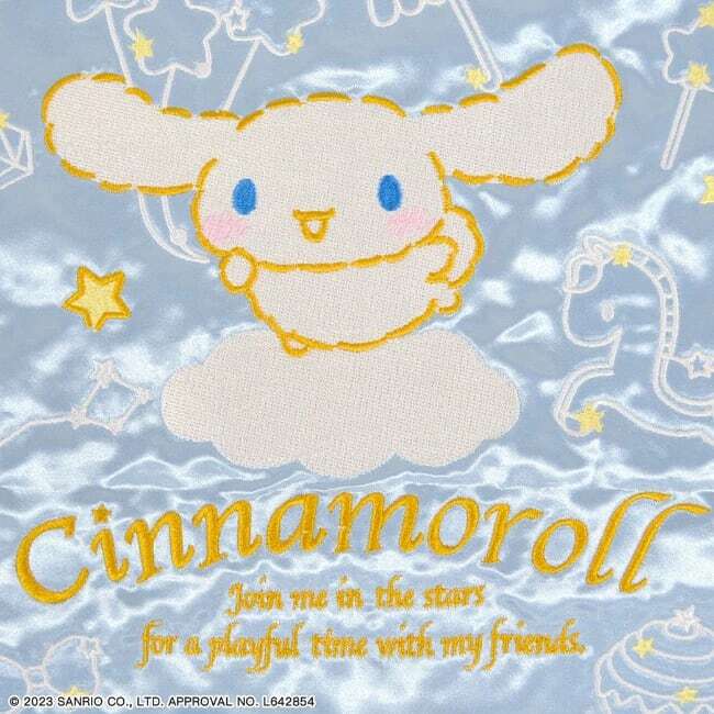 シナモロール刺繍スカジャン　Mサイズ　サックスブルー　水色　SANRIO　サンリオ　新品　送料無料　シナモン　Cinnamoroll_画像4