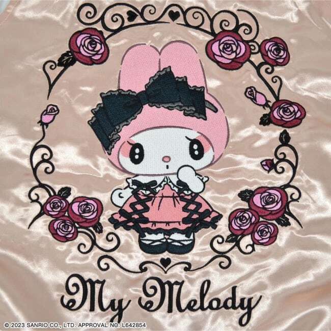 マイメロディ 刺繍スカジャン　Mサイズ　ピンク　ゴスロリ　SANRIO　サンリオ　新品　送料無料　マイメロ　My Melody_画像3