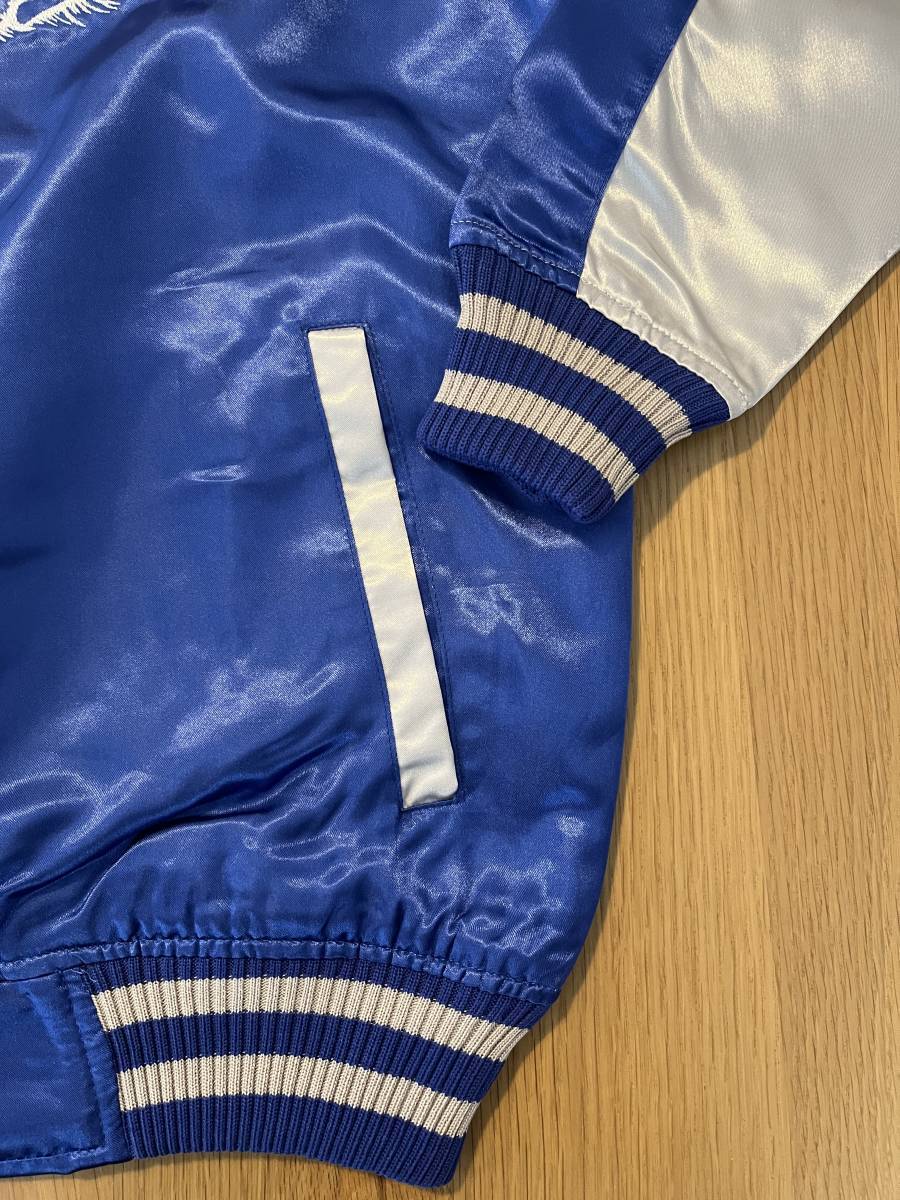 スヌーピー 刺繍スカジャン　Lサイズ　ブルー　SNOOPY　PEANUTS　和柄　新品_画像6