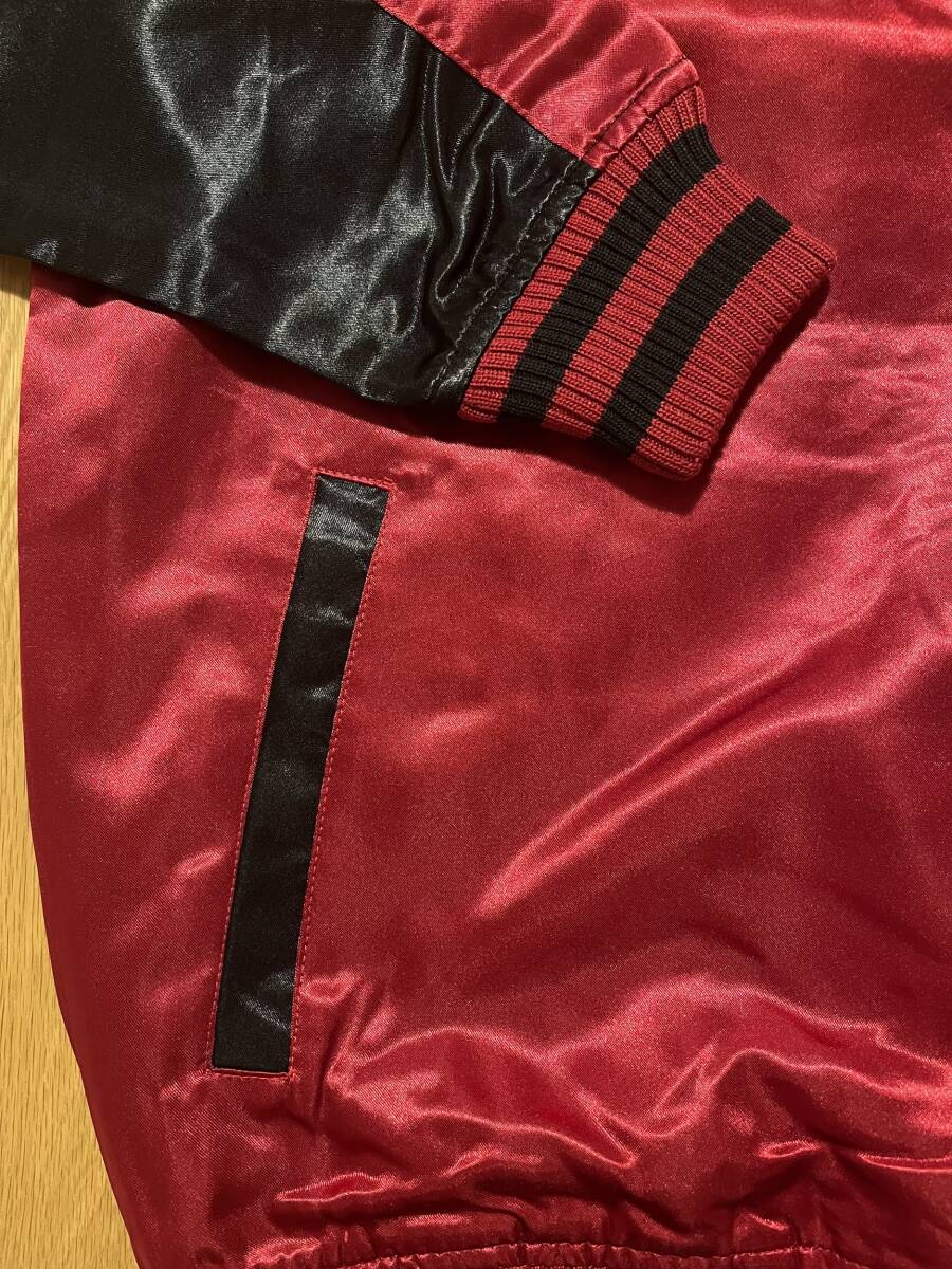 スヌーピー 刺繍スカジャン LLサイズ レッド SNOOPY PEANUTS ロック柄 新品 送料無料_画像7