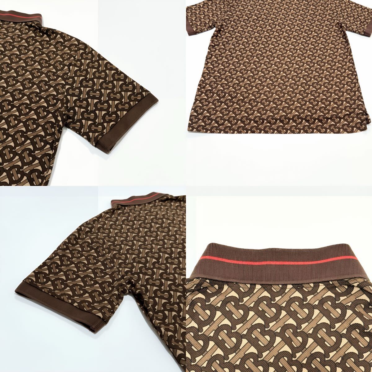 バーバリー ポロシャツ TBロゴ XS メンズ/レディースM相当 ユニセックス Burberry _画像3