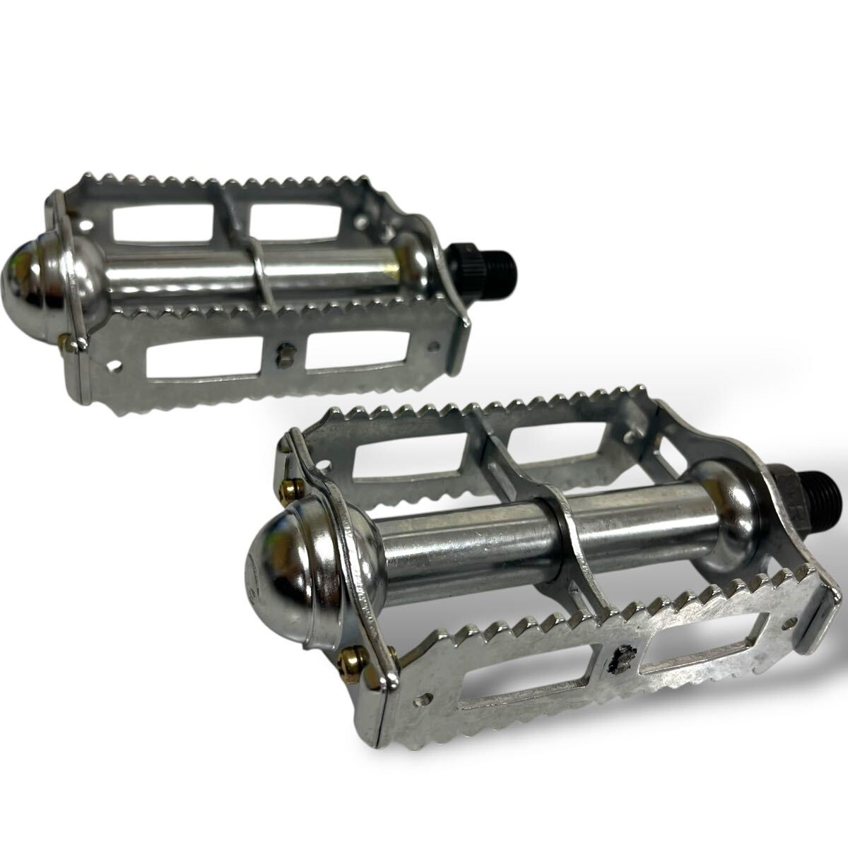 当時物/未使用/三ヶ島/メッキペダル/MKS/昭和自転車/デコチャリ/スポルティーフ/フラッシャー/スポーツ車/ツアー車/ランドナー/マスプロ_画像1