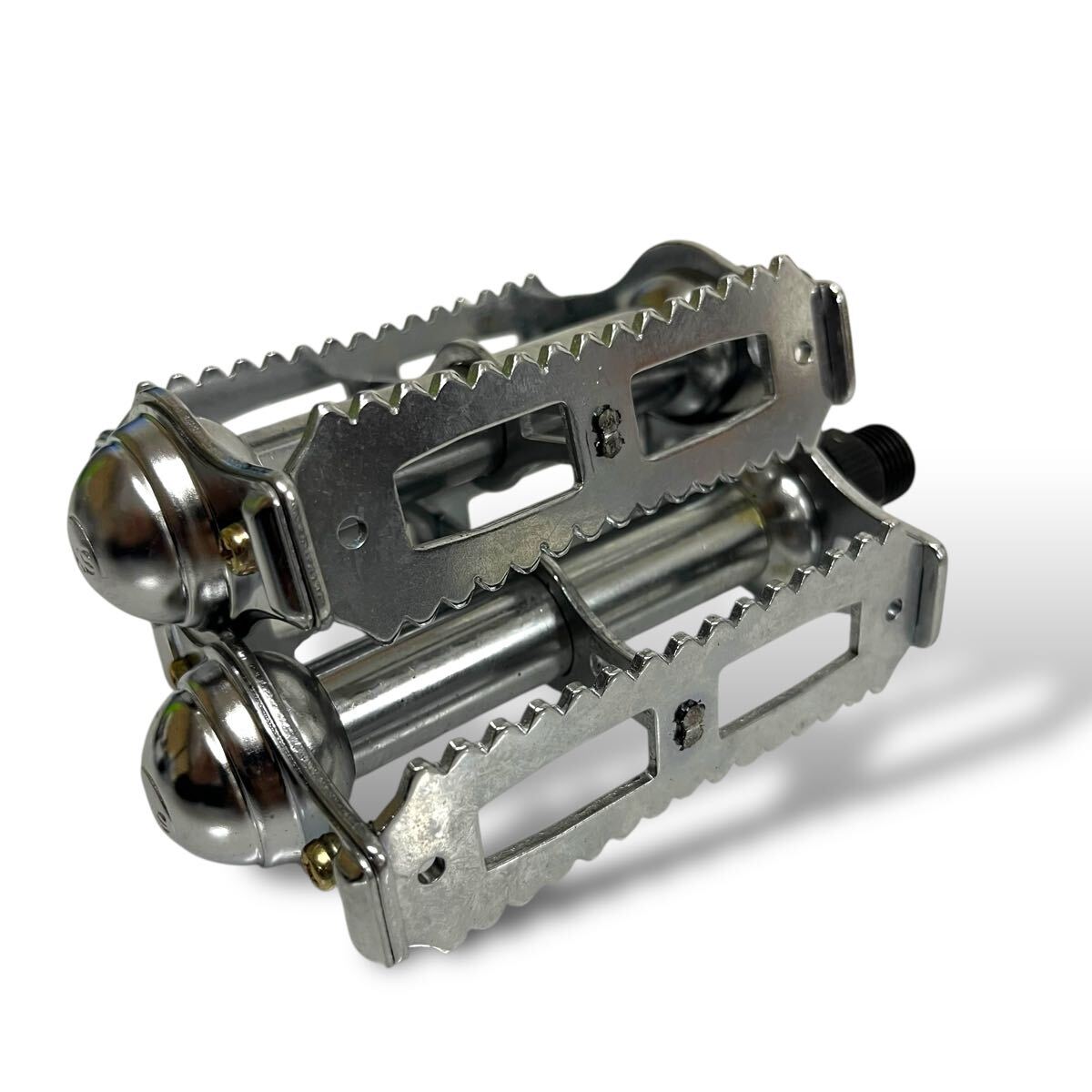 当時物/未使用/三ヶ島/メッキペダル/MKS/昭和自転車/デコチャリ/スポルティーフ/フラッシャー/スポーツ車/ツアー車/ランドナー/マスプロ_画像3