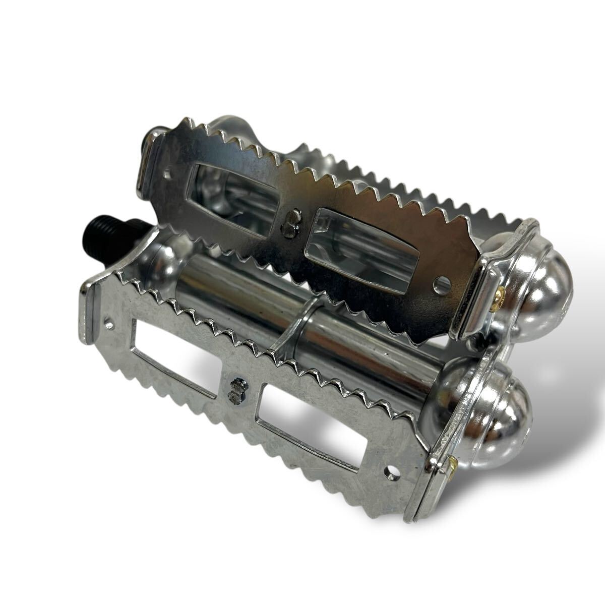 当時物/未使用/三ヶ島/メッキペダル/MKS/昭和自転車/デコチャリ/スポルティーフ/フラッシャー/スポーツ車/ツアー車/ランドナー/マスプロ_画像4