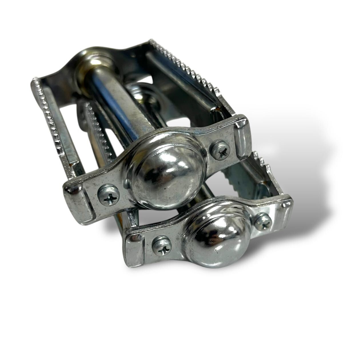 当時物/未使用/CH/メッキペダル/オレンジ反射板/昭和自転車/デコチャリ/フラッシャー/スポーツ車/実用車/ツアー車/マスプロ/レトロ_画像4