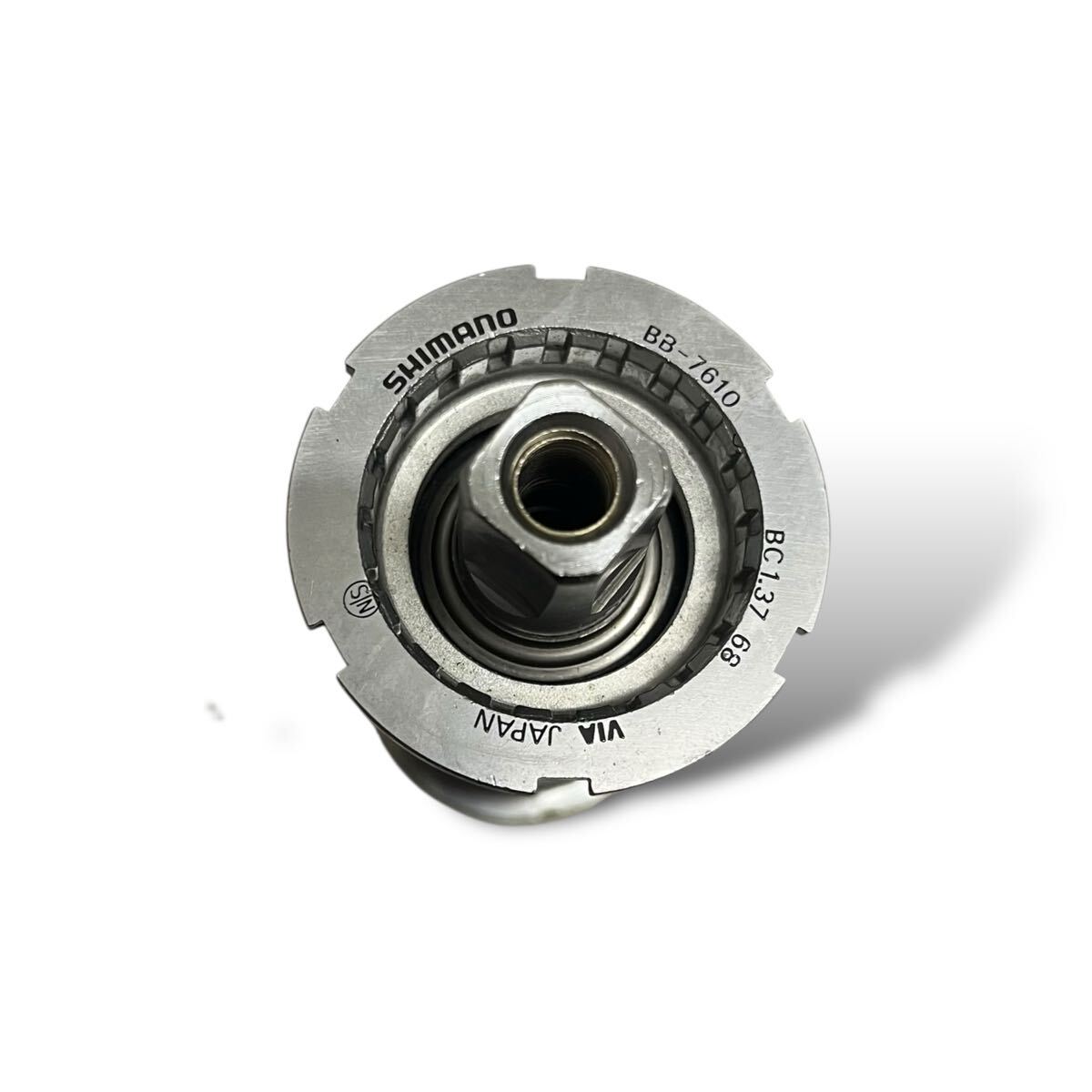 当時物/未使用/DURA ACE/BB-7610/NJS/競輪/ピスト/ボトムブラケット/SHIMANO/ロードレーサー/デュラエース/ビンテージ/レトロ/島野工業_画像4