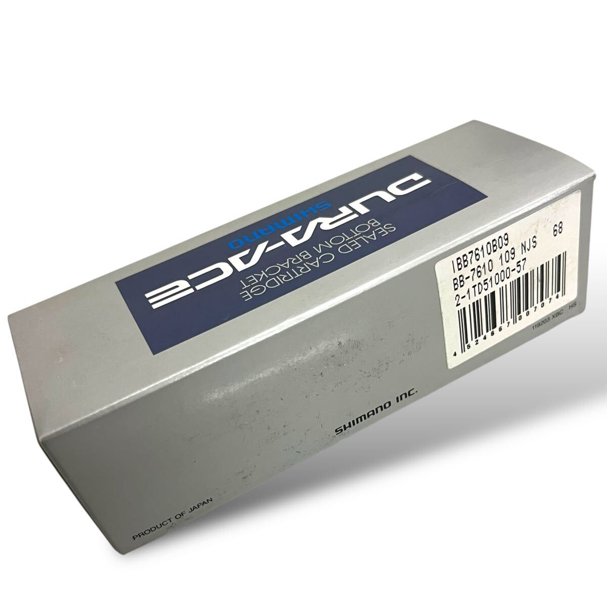 当時物/未使用/DURA ACE/BB-7610/NJS/競輪/ピスト/ボトムブラケット/SHIMANO/ロードレーサー/デュラエース/ビンテージ/レトロ/島野工業_画像6