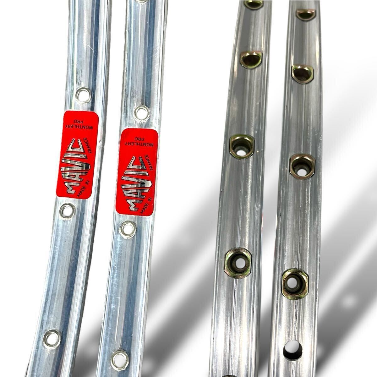 当時物/未使用/MAVIC/リム/700C/36H/チューブラー/1セット/2本/フランス製/昭和自転車/ロードレーサー/マスプロ/スポルティーフ/レトロ_画像1