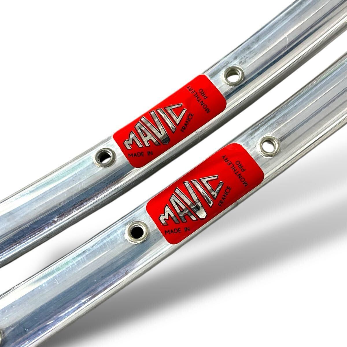 当時物/未使用/MAVIC/リム/700C/36H/チューブラー/1セット/2本/フランス製/昭和自転車/ロードレーサー/マスプロ/スポルティーフ/レトロ_画像2