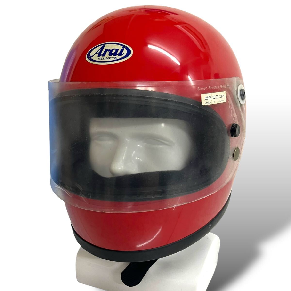 当時物/未使用/83’s/新井弘武/フルフェイス/ヘルメット/TX-1DX/59-60㎝/L/Arai/Z-90/旧車/バイク/SHOEI/クノー/マルシン/ビンテージ_画像1