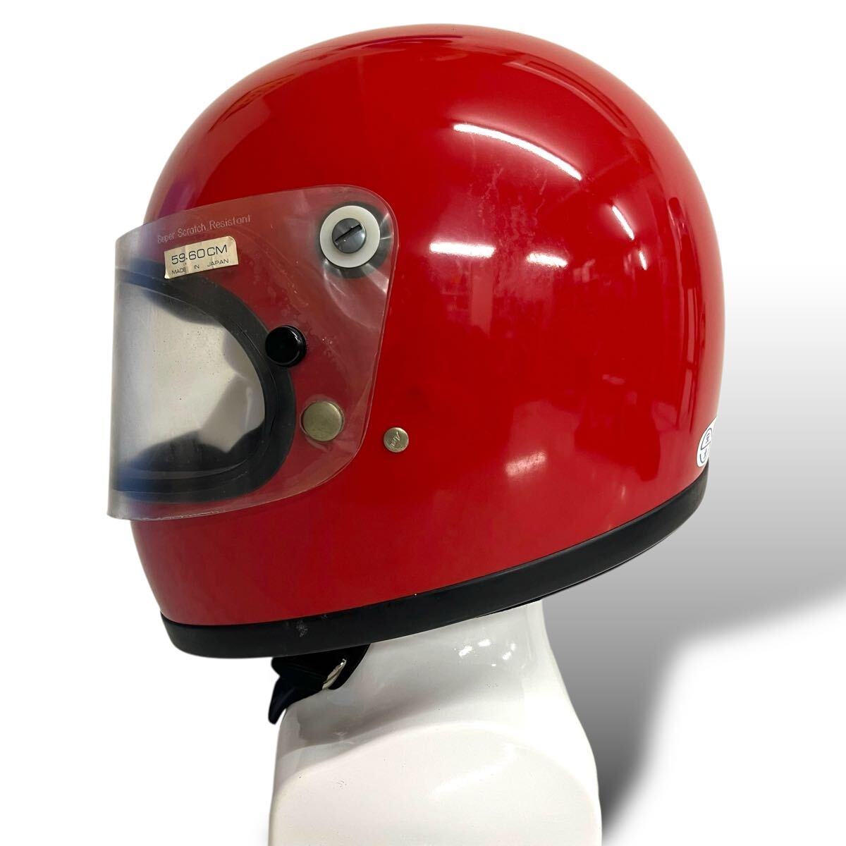 当時物/未使用/83’s/新井弘武/フルフェイス/ヘルメット/TX-1DX/59-60㎝/L/Arai/Z-90/旧車/バイク/SHOEI/クノー/マルシン/ビンテージ_画像3