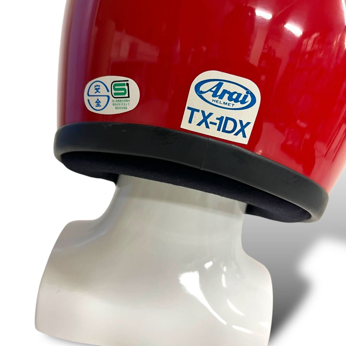当時物/未使用/83’s/新井弘武/フルフェイス/ヘルメット/TX-1DX/59-60㎝/L/Arai/Z-90/旧車/バイク/SHOEI/クノー/マルシン/ビンテージ_画像5