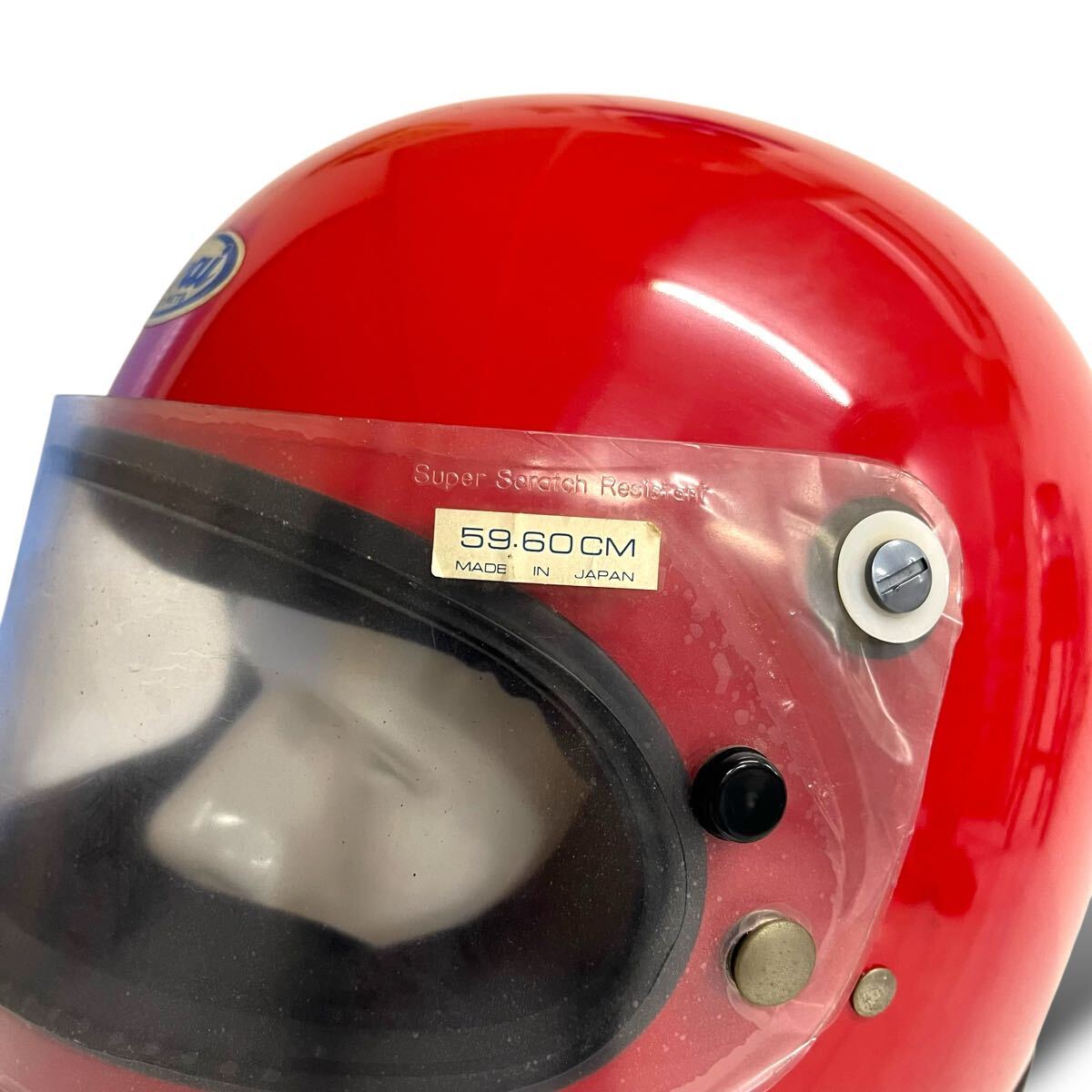 当時物/未使用/83’s/新井弘武/フルフェイス/ヘルメット/TX-1DX/59-60㎝/L/Arai/Z-90/旧車/バイク/SHOEI/クノー/マルシン/ビンテージ_画像6