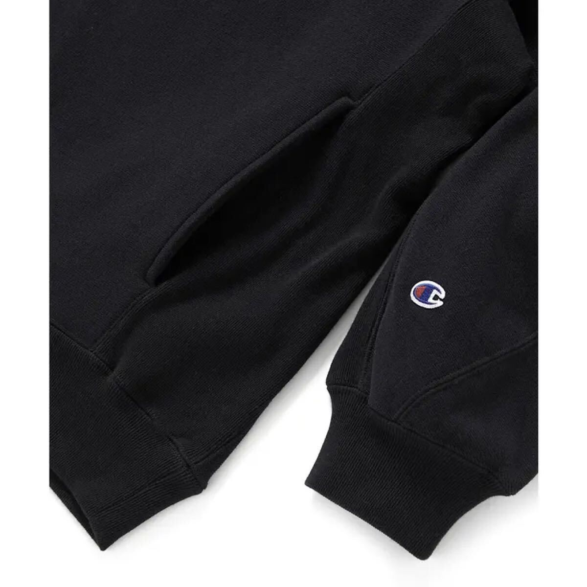 ★未使用新品★Champion × N.HOOLYWOOD REVERSE WEAVE Crewneck Sweatshirt(C8-V010) Mサイズ ブラック★チャンピオン ミスターハリウッド_画像7