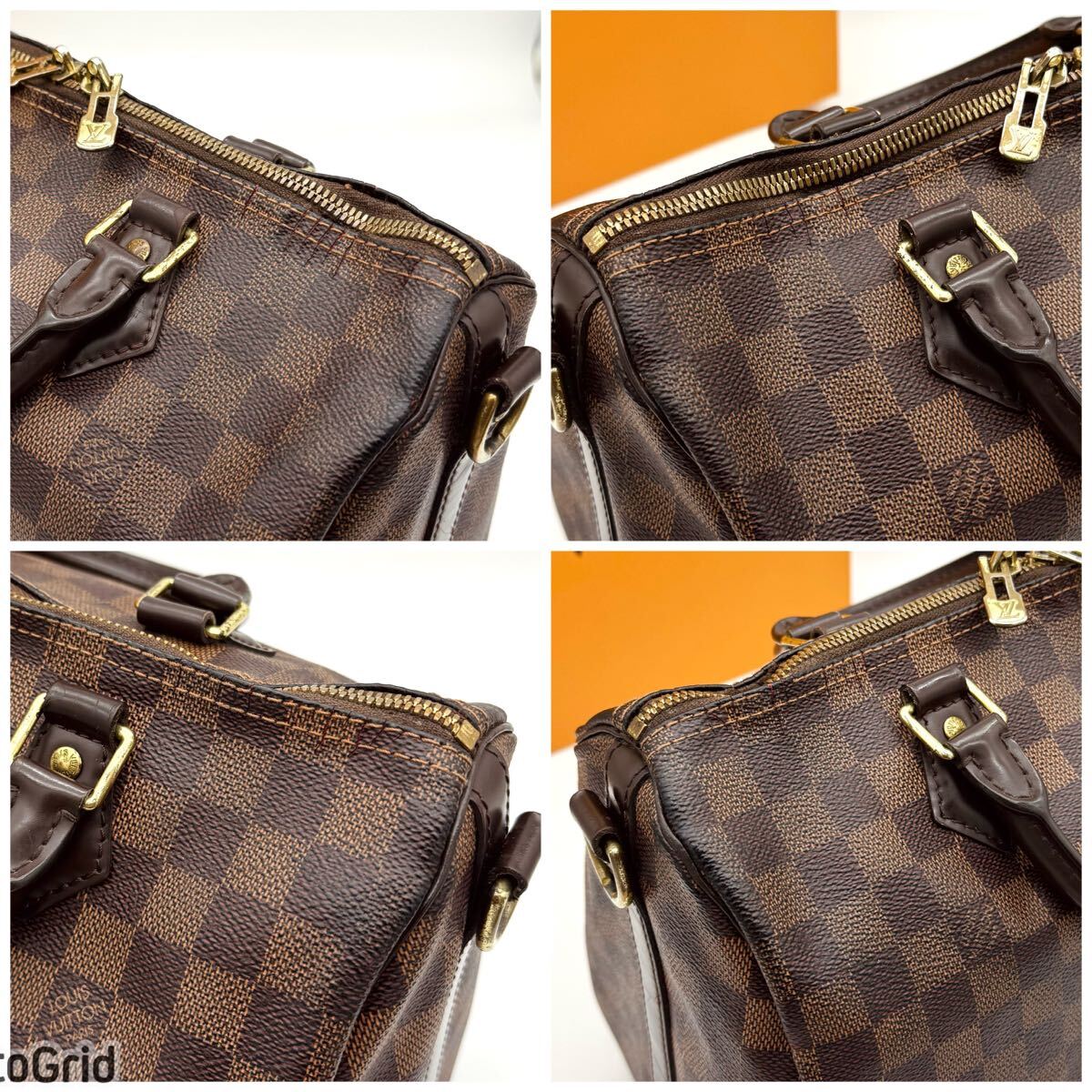 ルイヴィトン ダミエ スピーディ30 バンドリエール ハンドバッグ_画像5