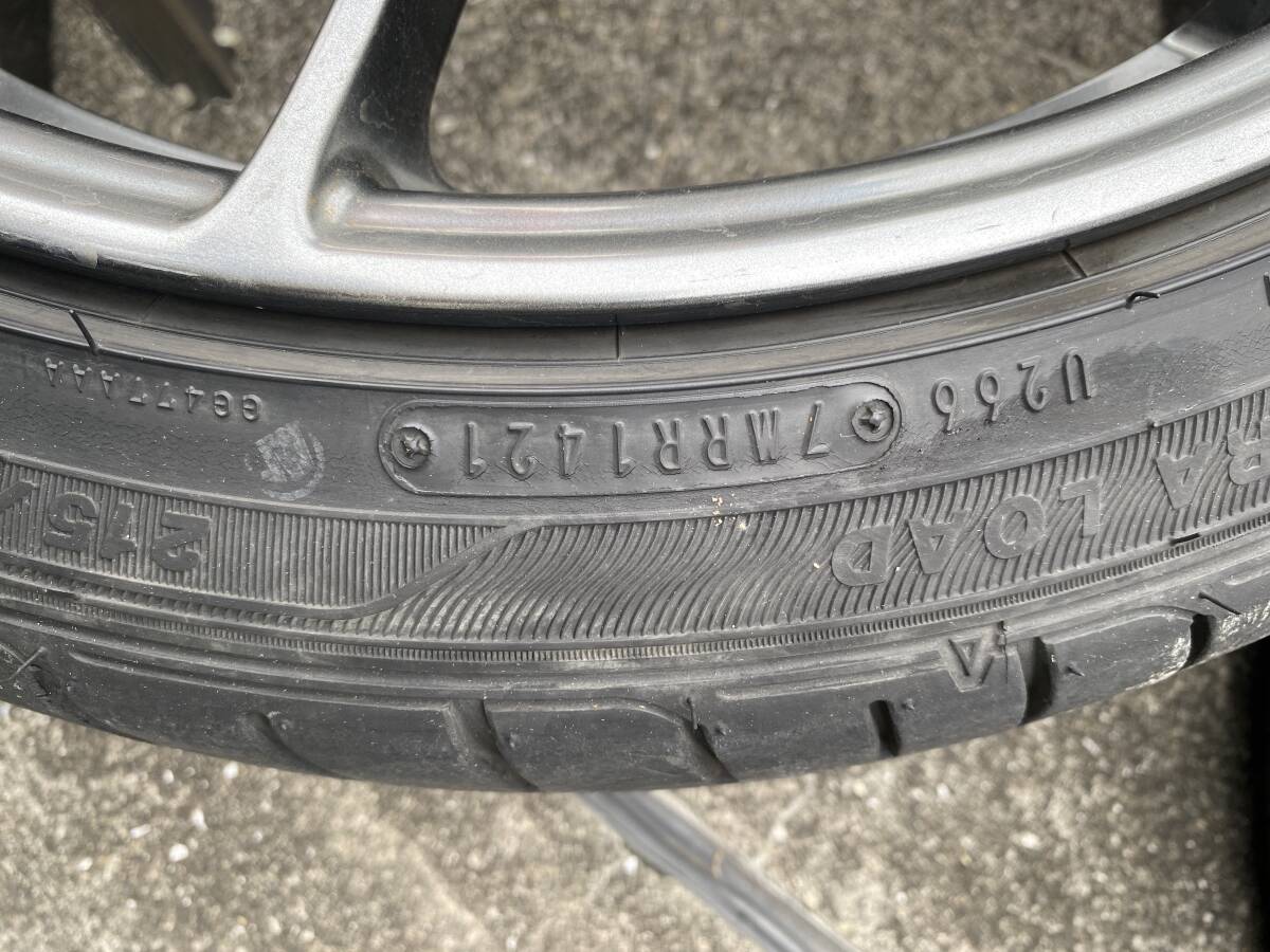 BBS RF515 18インチ 8J +45 PCD100 BBS RF 215/40R18 4本 ホイールタイヤセット　プリウスなど_画像8