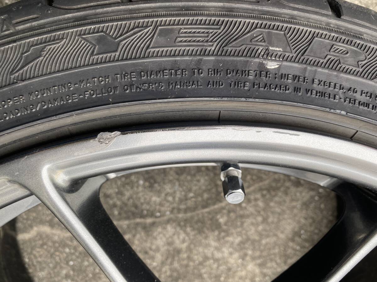 BBS RF515 18インチ 8J +45 PCD100 BBS RF 215/40R18 4本 ホイールタイヤセット　プリウスなど_画像4