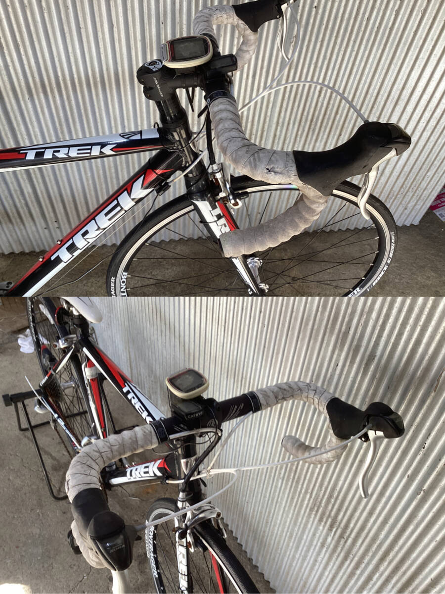 TREK ALPHA 1.2 アルミフレーム sora 組 3x9s 動作確認済み レストアベース 中古 現状品 _画像4