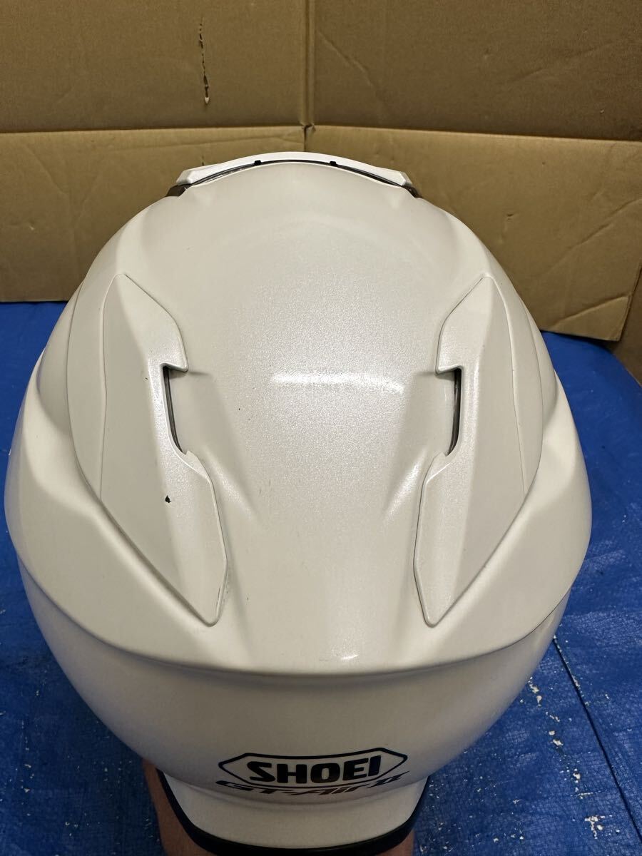 SHOEI GT-AIR II ホワイト Lサイズ 現状品 ジャンク扱い_画像5