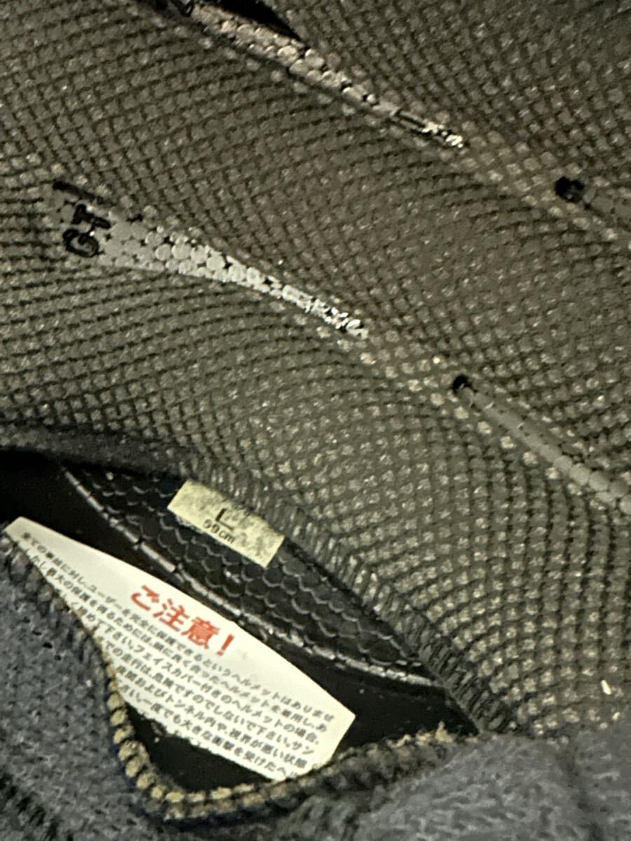 SHOEI GT-AIR II ホワイト Lサイズ 現状品 ジャンク扱い_画像8