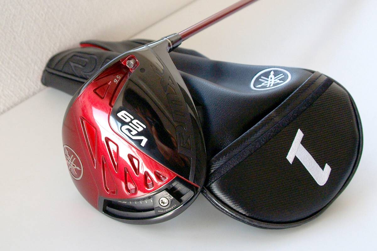 高反発加工ドライバー YAMAHA RMX VD59 DiamanaYR ロフト9.5度 フレックスSR 訳ありジャンク_画像1
