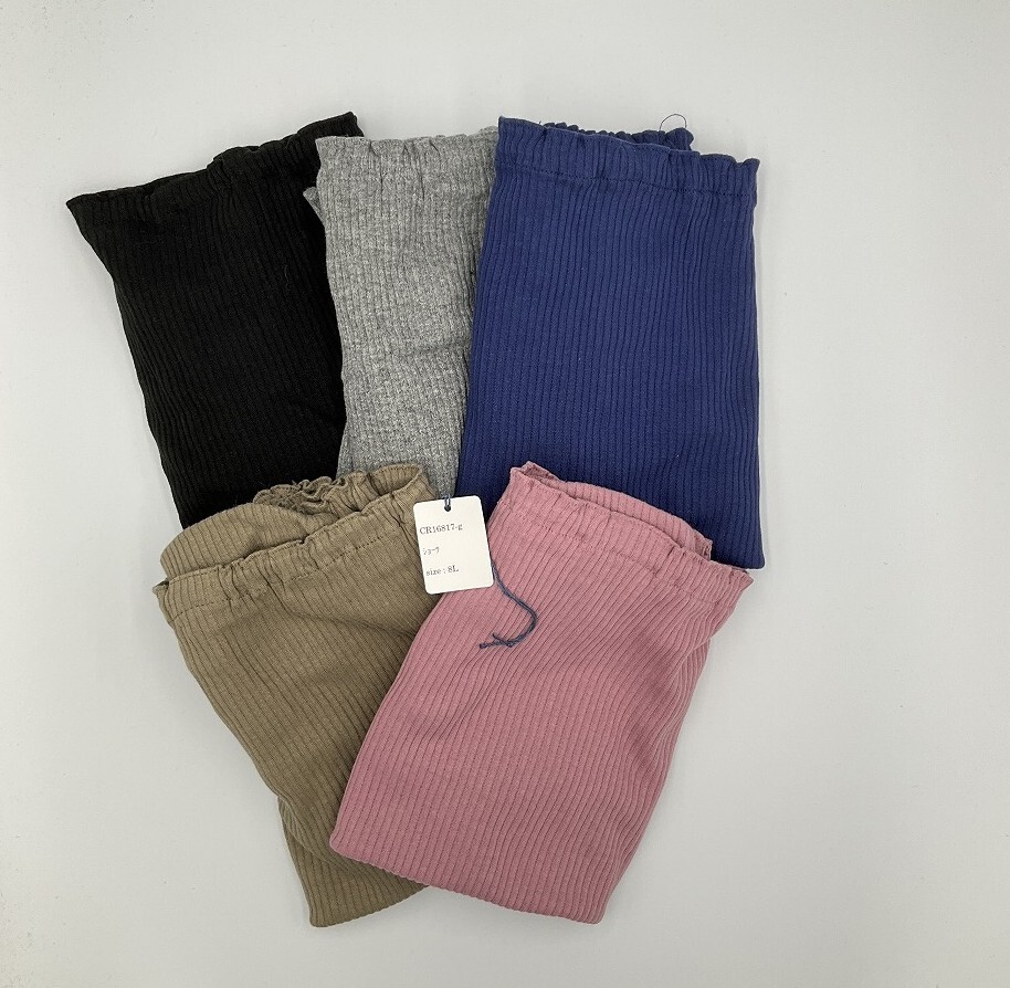 CR16817 IS⑦【特価】新品 大きい ショーツ5枚セット 8L ブラック 綿100% スタンダード 深履き ストレッチ シンプル レディース_画像1