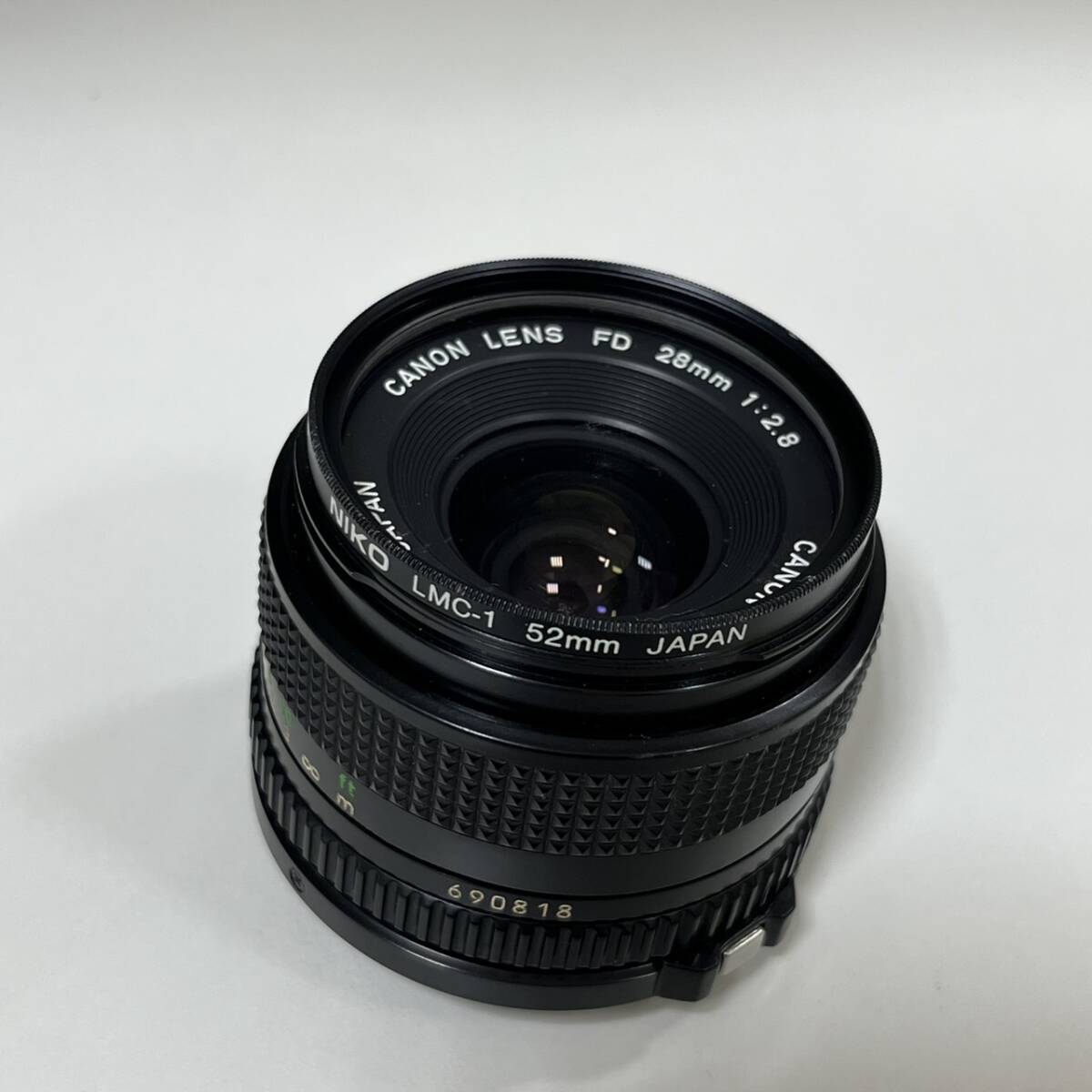 【10354】canon キャノン LENS FD 28mm 1:2.8 カメラレンズ ジャンク_画像2