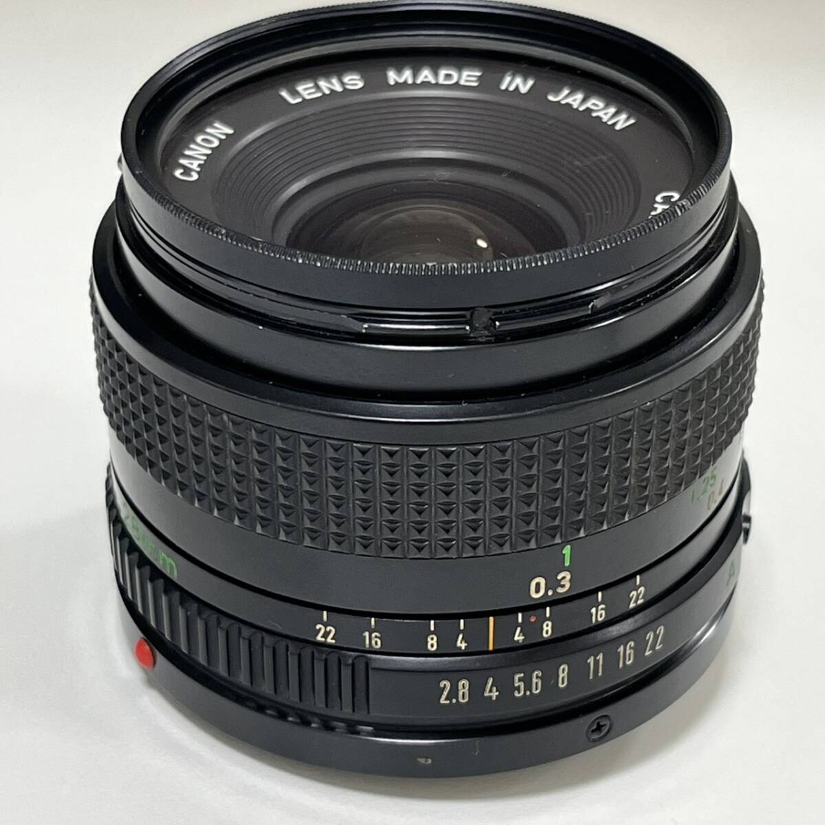 【10354】canon キャノン LENS FD 28mm 1:2.8 カメラレンズ ジャンク_画像6